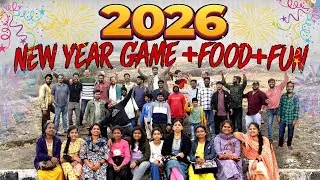 Fire Camp, Cake Chaos, food Challenge And Flower Game - full New Year madness with friends