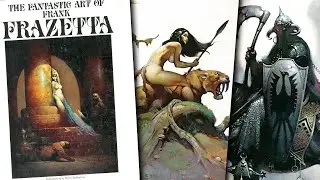 🔥Fantastic art of Frank Frazetta book 1 preview: The master of fantasy art sci-fi & beautiful girls