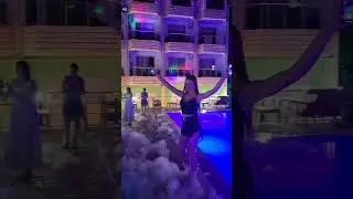 a foam paryt mr.crane hotel