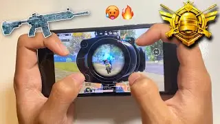 Best iPhone8 Handcam PUBG🔥| SOLO VS SQUAD 4 Finger Claw | PUBG MOBILE