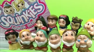 Squinkies surprize Snow White and the claw machine Prince Charming the Evil Stepmother
