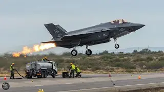 Beautiful American F-35 fighter pilot took off at crazy speed and what happened!