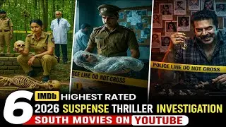 Top 6 South Mystery Suspense Thriller Movies in hindi 2025  | South Crime Thriller Movies on Youtube
