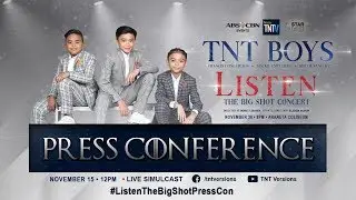 TNT Boys Listen The Big Shot Press Conference