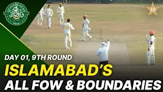 All FOW & Boundaries | Islamabad Region vs Peshawar Region | Day 1 | QeAT 2025-26 | PCB | M2P1S