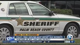 Palm Beach County Sheriff's Office issues new firearm policy for deputies