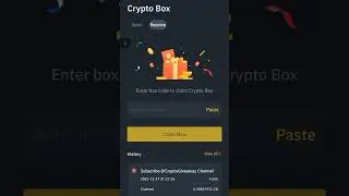 Binance Crypto Box Giveaway New Code| Free Coins Claim Instant | Free Cryptocurrency  Earning 2023