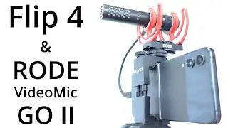 Видеоблог на Samsung Z Flip 4 с внешним микрофоном RODE VideoMic GO II