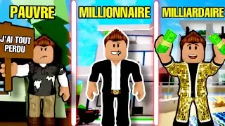DE GARÇON PAUVRE À MILLIONNAIRE PUIS À MILLIARDAIRE DANS BROOKHAVEN! ROBLOX BROOKHAVEN RP STORY