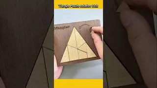 triangle puzzle solution trick. #puzzle #tricks #solution #facts