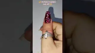 🎀Pinterest inspired nail art🎀 #nailspoint #nailart #pinterestinspired #naildesigns #bestnailart #diy