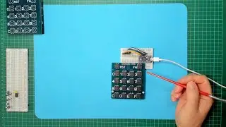 Hexadecimal 4x4 Matrix Keypad - Tactile Switch Version (Part 2)