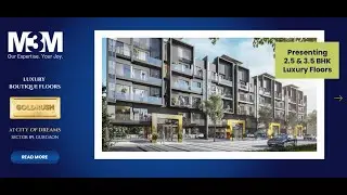 Sample Flat! M3M Boutique! 2.5 BHK Luxury Floors, Sector 89, Gurgaon,Call for Site visit -8527407701