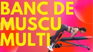 le banc de musculation multifonctionnel de finer form, des dizaines d'exercices exceptionnels !!