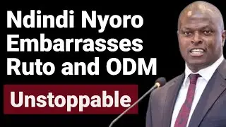 Ndindi Nyoro does the undone bu publicly embarrassing Ruto snd ODM