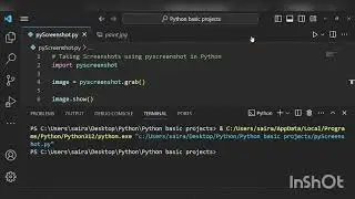 learn how to take a screenshot using python
