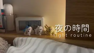 ナイトルーティン｜静かな夜の過ごし方⭐️