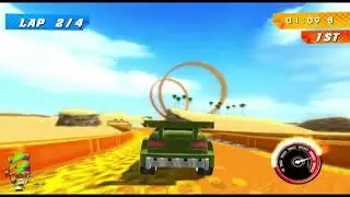 Hot Wheels Track Attack - Big Air Beach Custom Track Race  - Amazoom (2009 Hot Wheels Racing)