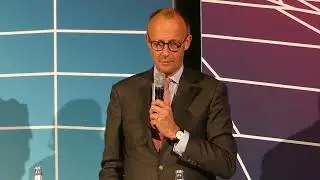 Friedrich Merz - CDU Kongress in Berlin &uuml;ber Aussiedler und Sp&auml;taussiedler 8 November 2023