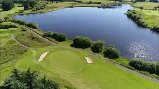 East Ren Golf Course, holes 1 to 18--complete flyover