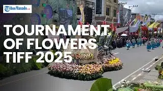 Puluhan Mobil Hias Semarakkan Tournament of Flowers TIFF 2025