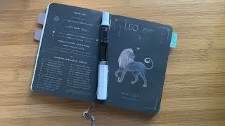 Setting up for August in My an Magic of i ✨ astrological Planner