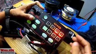cara instalasi dan tes suara modul sirine whelen 295SDA1 dual tone 200watt + speaker sa314