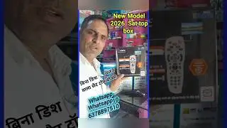 New Model full HD Mpeg4 Sat Top Box 2026 ! latest free dish Sat Top Box #mpeg4 #hd