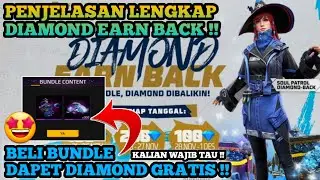 PENJELASAN ‼ EVENT DIAMOND EARN BACK FREE FIRE | CARA MENDAPATKAN DIAMOND FF GRATIS | EVENT FF