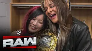 IYO SKY celebrates winning the Women’s World Champion: Raw exclusive, March 3, 2025