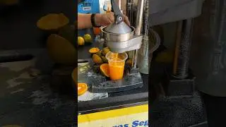 SEGER BANGET! Jualan es jeruk peras laris banget #esjerukperas #jajananviral #idejualan