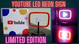 Official YouTube Neon LED Sign - Unboxing this Awesome Freebie!
