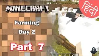 Part 7 - Farming Day 2 - Animals - Minecraft pe | in Hindi | KINGYOU Gaming
