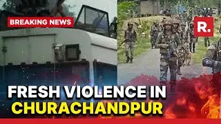 Manipur Violence: Clashes Break Out In Churachandpur, Tear Gas Fired At Protesters