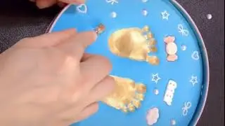 Baby Feet Casting with Molding Powder & Casting Powder
