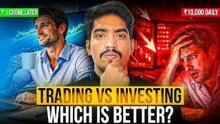 90% Traders Lose Money 😱, Intraday Trading vs Long-Term Investing 💰 #cryptotruth