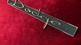 Rare 1963 Dodge Trunk Emblem: Classic Restoration Gem! 🚗✨