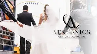 Alex Santos - Assessoria e Cerimonial / Casamento Franciele e Júlio