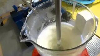 Handcreme ger&uuml;hrt mit Ankerr&uuml;hrer mit dem Heidolph RZR 2020