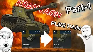 This Grind Was TORTURE&hellip; Strv m/42 to Strv 74 | Road to Kranvagn | WoT Blitz