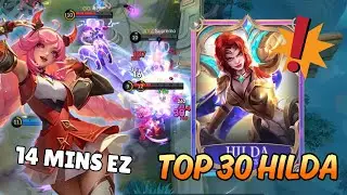 MYTHICAL GLORY Cici DEFEATS TOP 30 PH HILDA! - 14 Mins FAST PUSH | MLBB