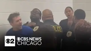 Man removed from Harvey, Ill. City Council meeting says handcuffs weren't necessary