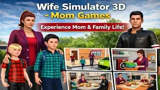 Wife Simulator 3D Gameplay | Single Mom Daily Life & House Tasks (Android)