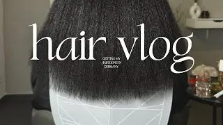 Hair Vlog | My First Experience at a Black Hair Salon in Germany 🇩🇪