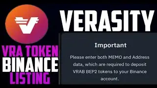 WILL VRA BE LISTED ON BINANCE THIS WEEK? - WILL THE PRICE DROP THIS WEEK? - CASE STUDIES, ROADMAP!