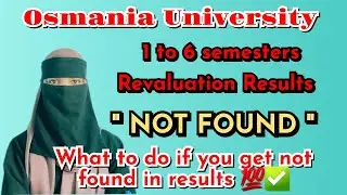 Not found in results what to do now ?? Big doubt clarified 💯✅️ Degree sem results not found means