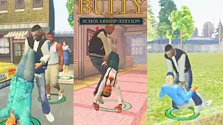 Luis Lopez being a Menace in the Streets of Bullworth | Bully Mods Gameplay