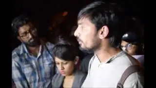 Ex ABVP JNU members burning Manusmriti on International Women's day #StandWithJNU
