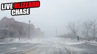 LIVE Michigan Storm Chaser | SW Michigan Winter Storm Warning | BRANDON PAYNE