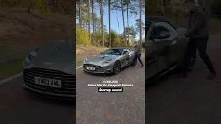 INSANE V12 SOUND 🫨 Aston Martin Vanquish Volante #asmr #supercars #astonmartin #shorts #vanquish